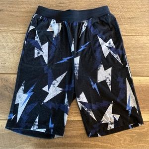 GapKids Navy Blue Lightening Bolt Cotton Shorts Boys Size 10